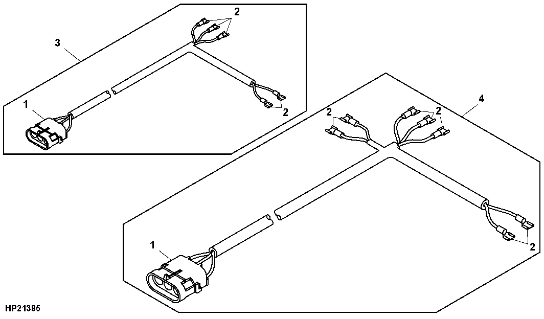 Front Flash / Turn Signal Wiring Harness