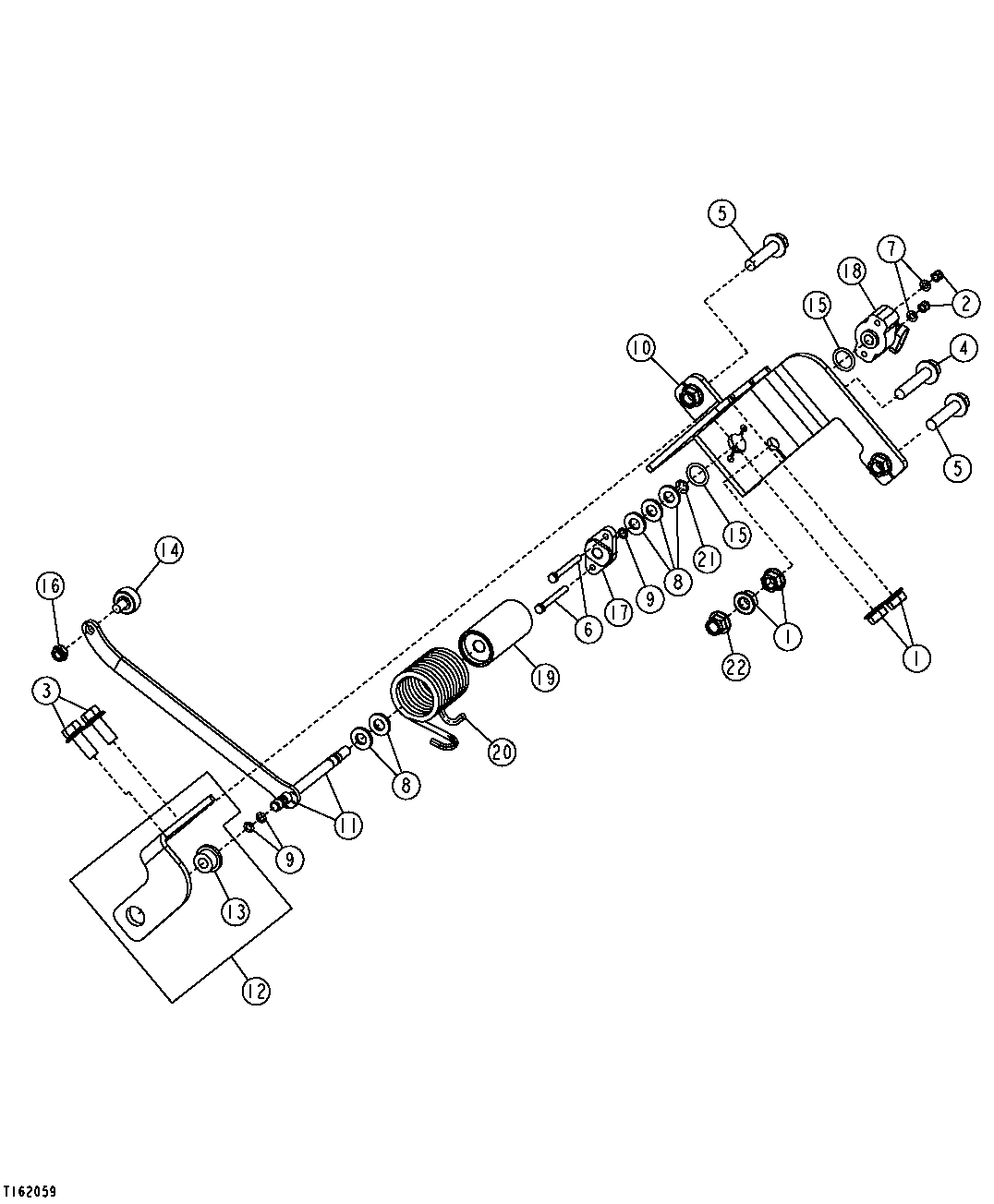 LOADER BOOM KICK OUT/ RETURN TO CARRY SENSOR