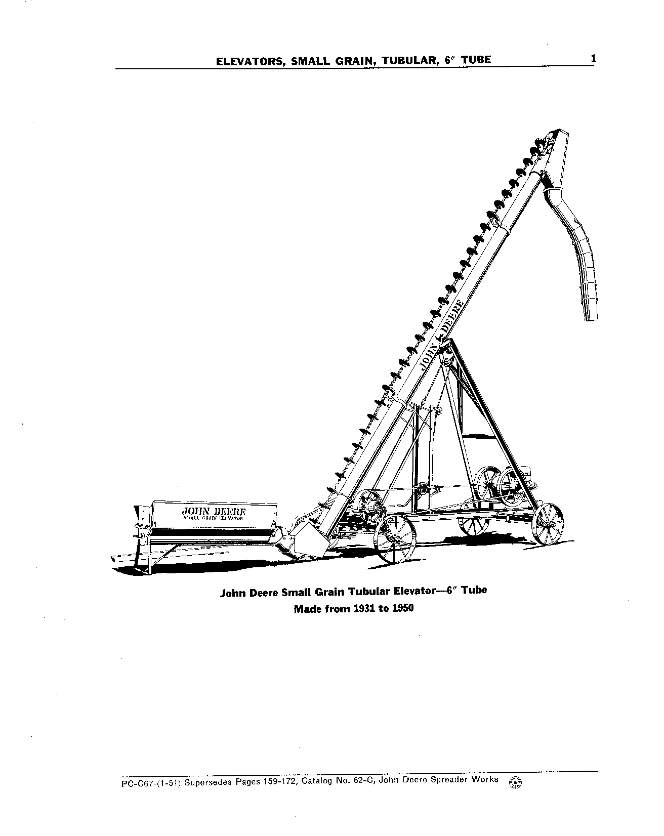 Elevators, Small Grain, Tubular, 6 In. Tube IDView