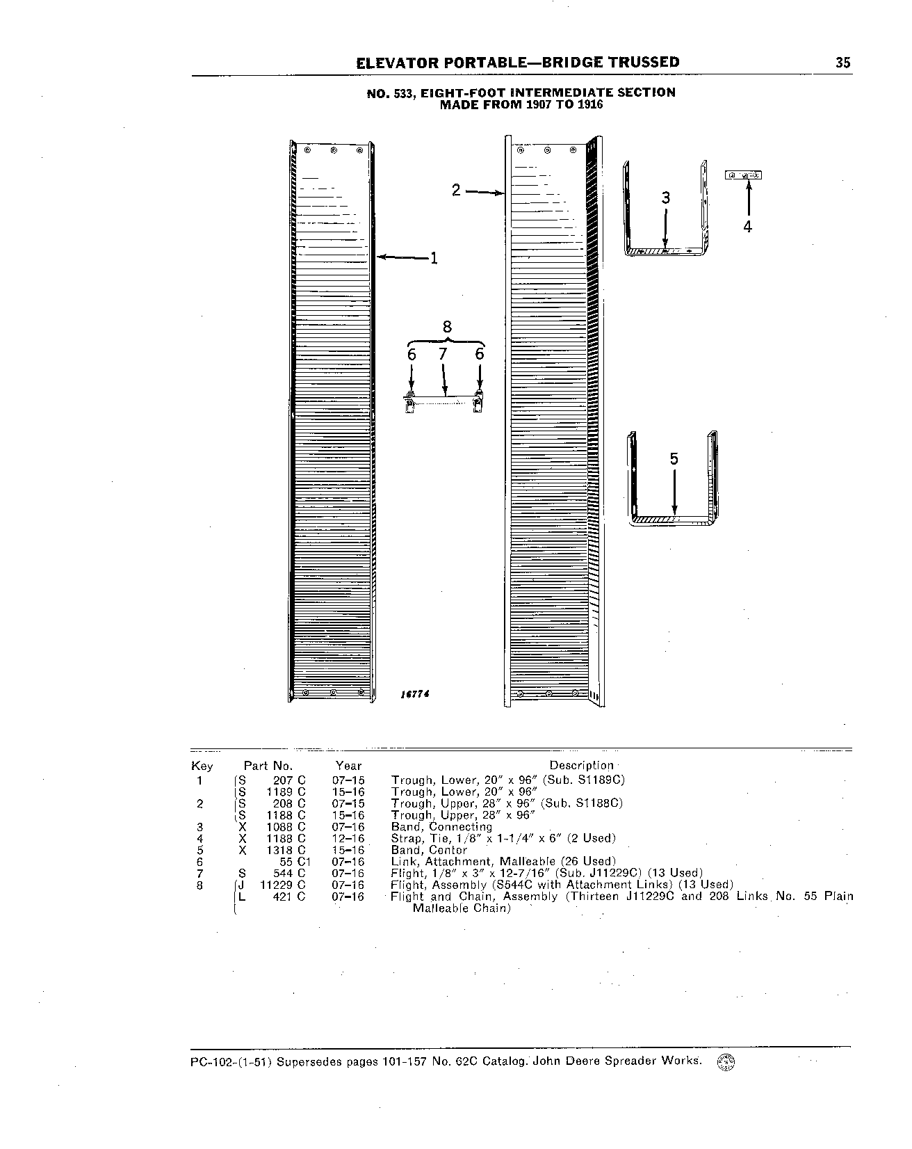Section, 8-Foot Intermediate