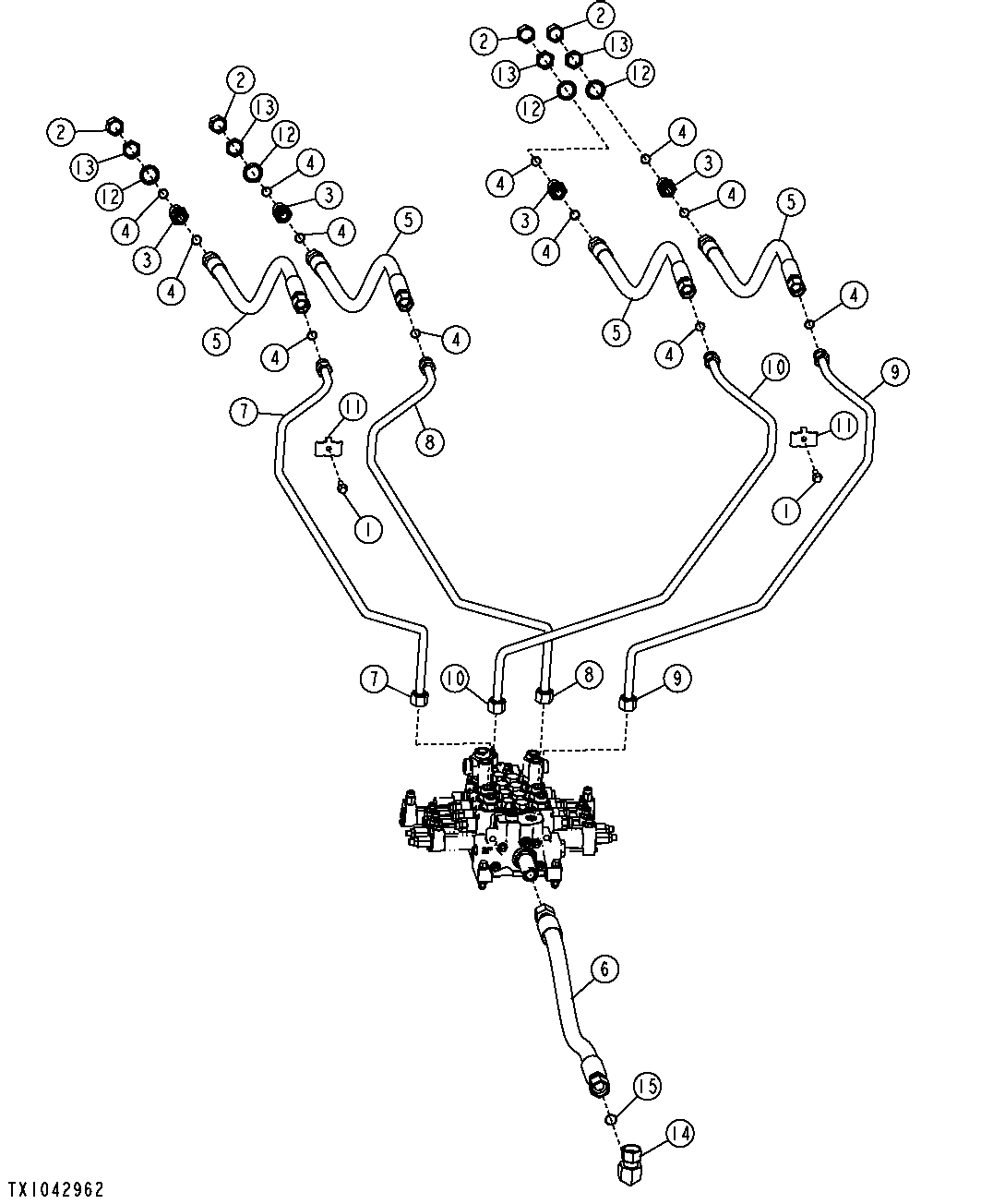 Third and Fourth Function Auxiliary Hydraulic Lines (Z-Bar)