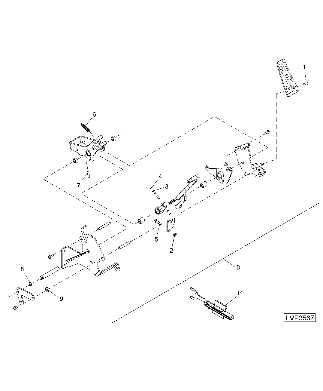 CONTROL ASSEMBLY (RETROFIT) (STRADDLE MOUNT)