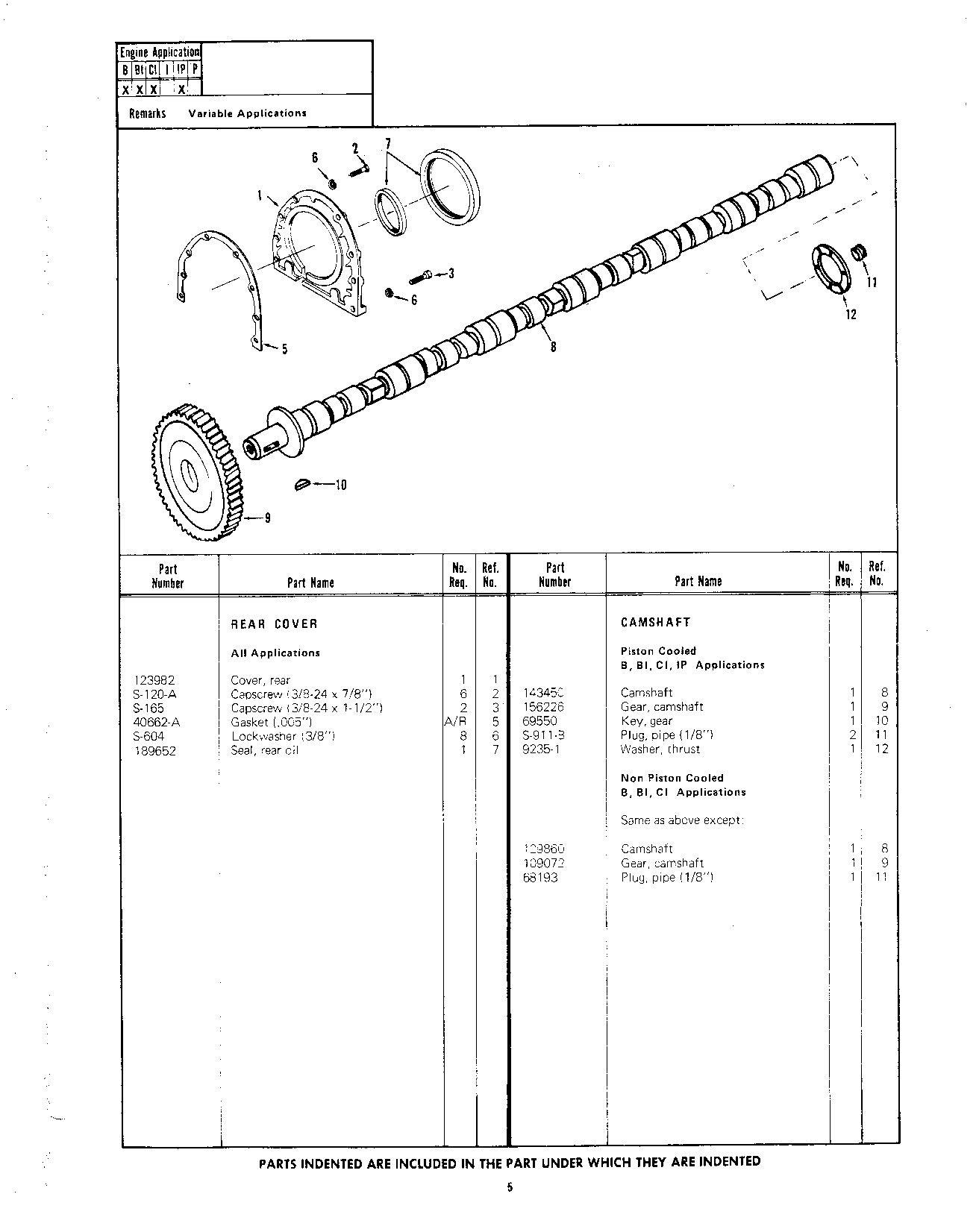 Section 20 - Cummins Engine Camshaft