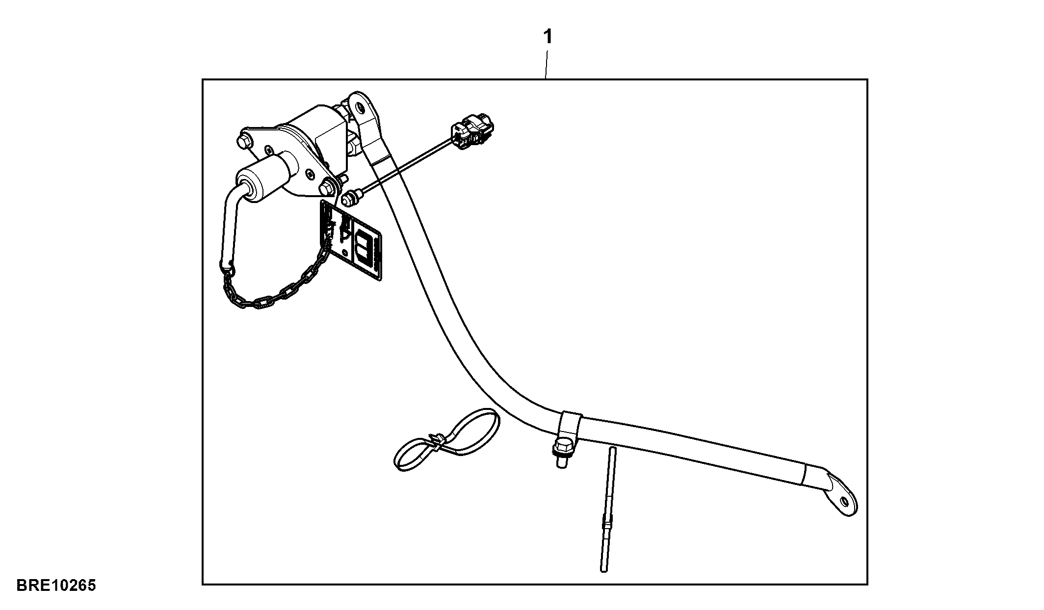 Attachment, Battery Disconnect, 13.5 L, T3 Engine