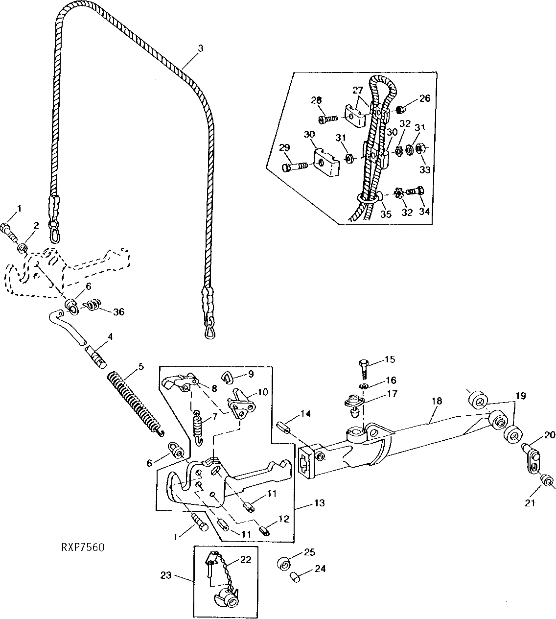 Three-Point Hitch Hook Draft Links (European Version)