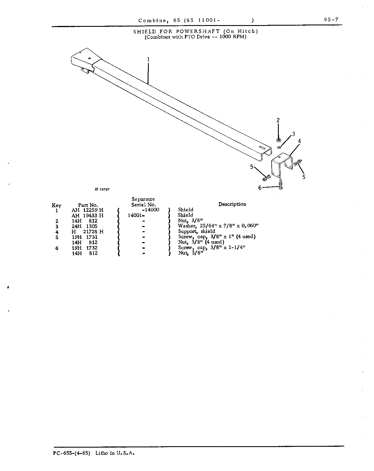 PTO Drive Parts (Continued)