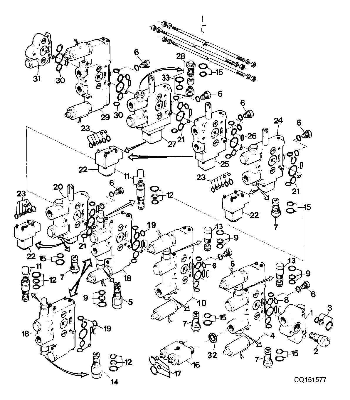 CONTROL VALVE W/AHHC AND FOR MASTER - COMPONENTS