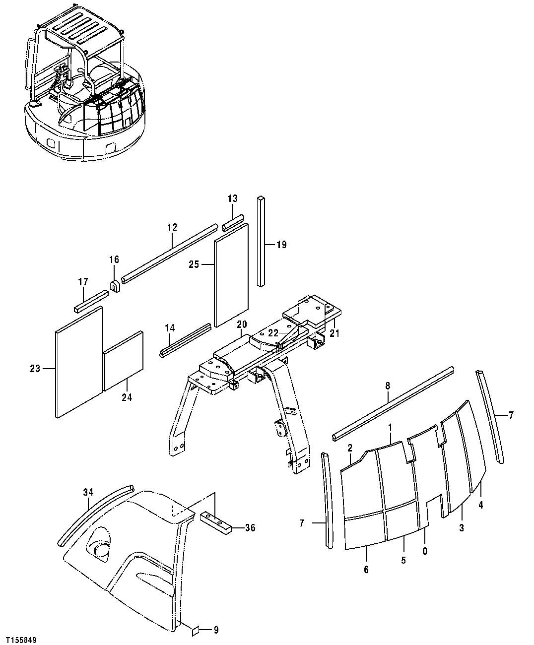 ISOLATORS (REAR UPPER COVER AND ENGINE COMPARTMENT)
