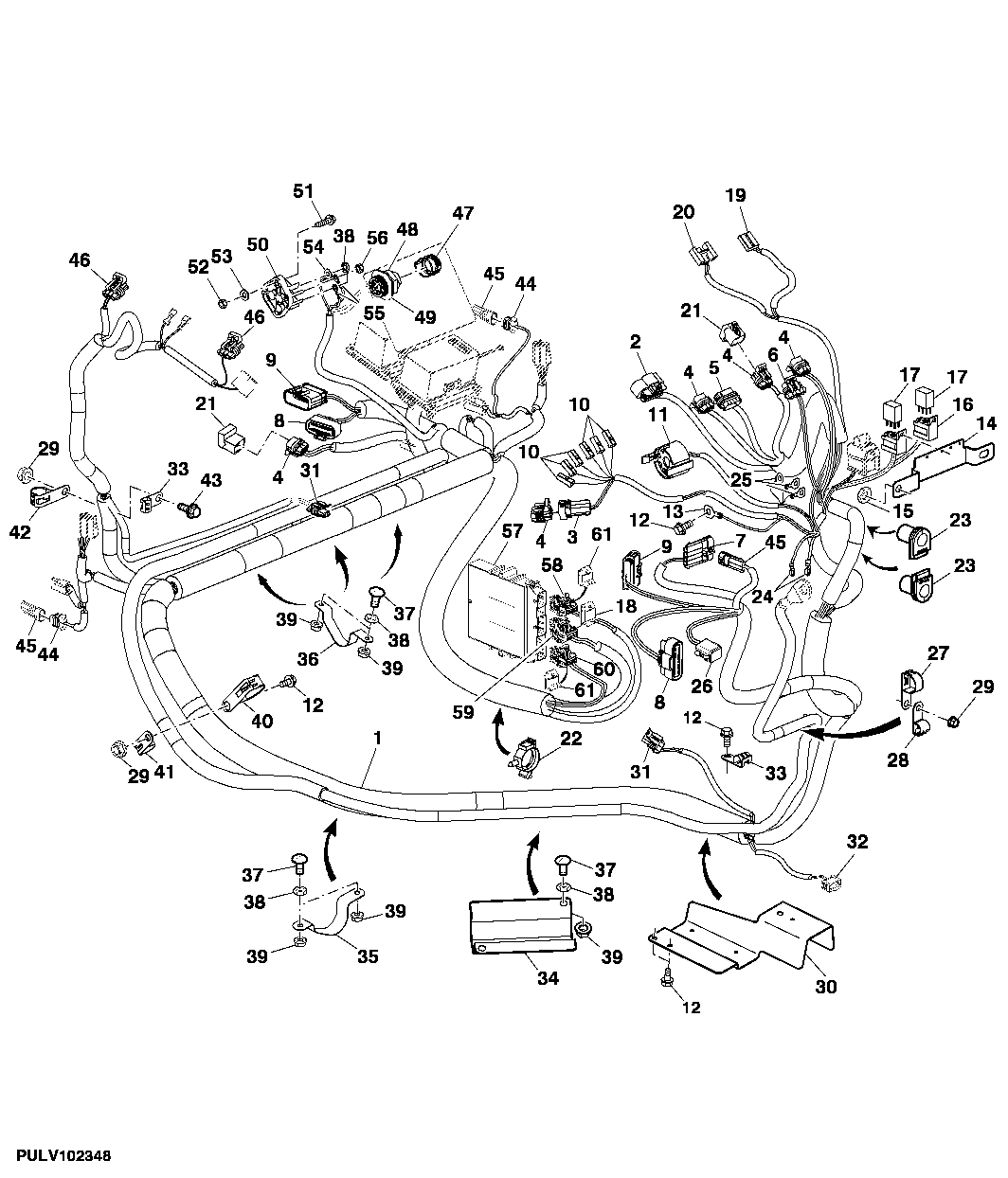 PLATFORM WIRING HARNESS, SYNCREVERSER PTE, (SR)