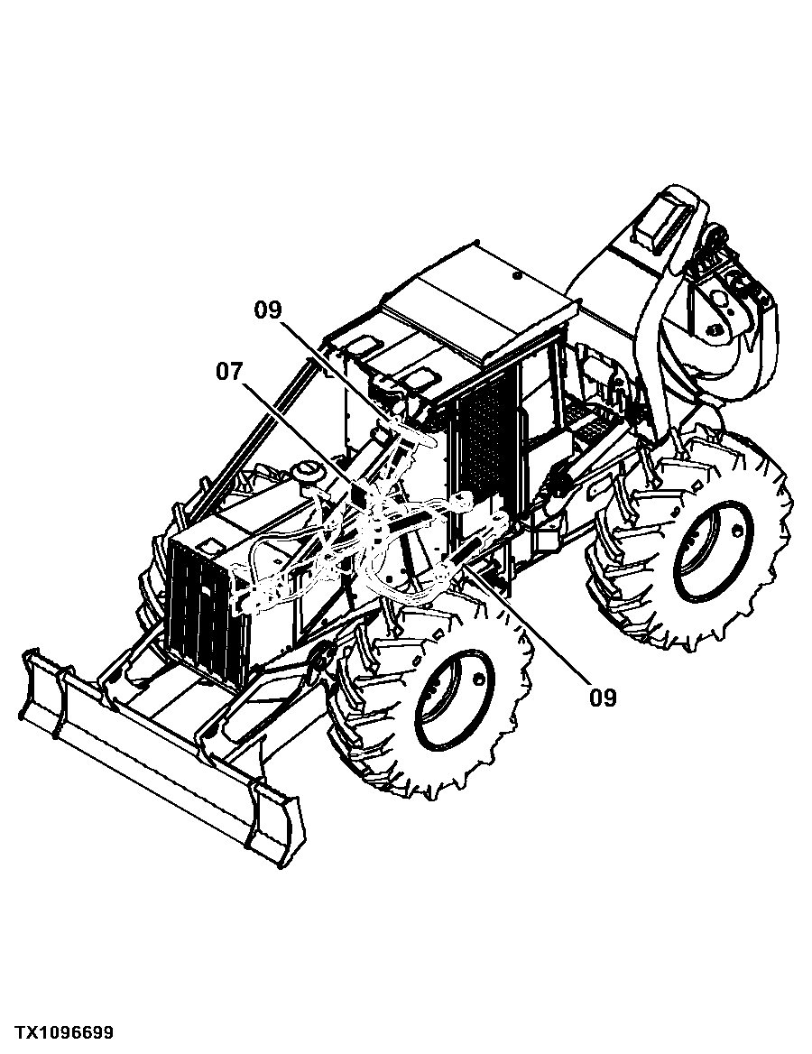 548GIII Grapple Skidder (PIN: 1DW548GX_ _C630436 - C666892)