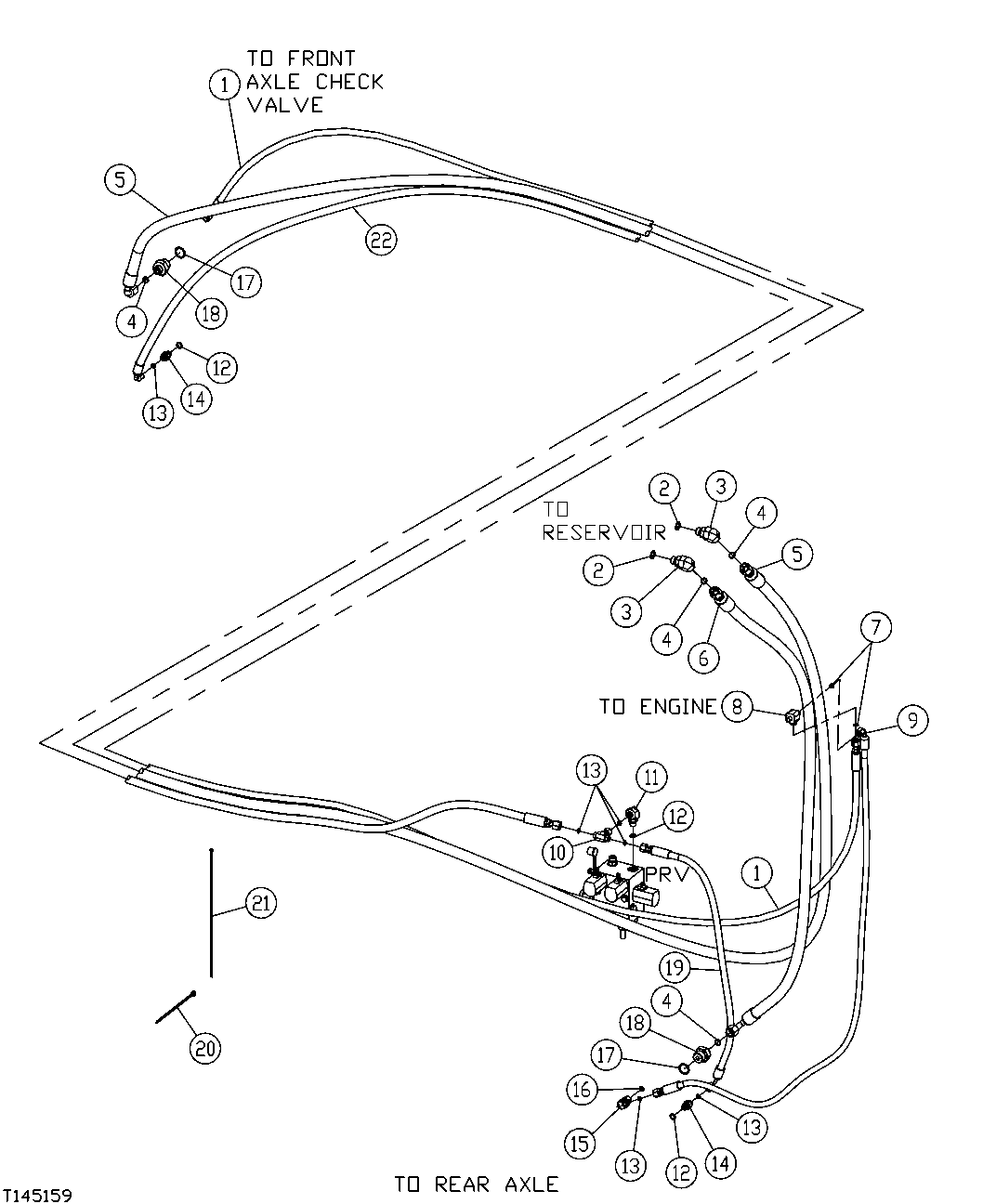 Differential Lock Lines (Front and Rear) (581928 - )