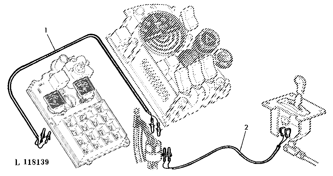 WIRING HARNESS WITH HANDSHIFT PTO