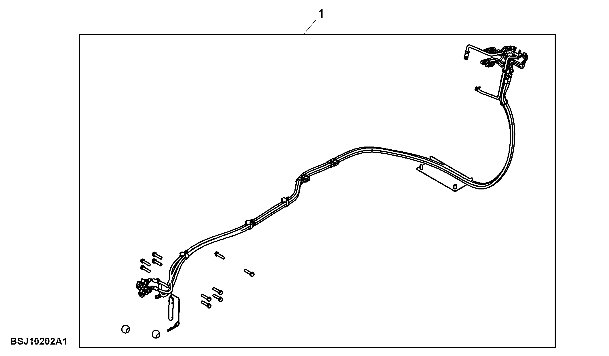 Attachment, Front 3-Point Hitch, Mounting Parts