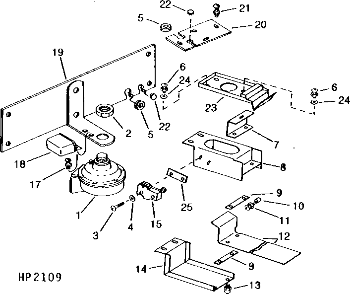 STRAW WALKER PLUGGING SENSING UNIT AND SIGNAL HORN
