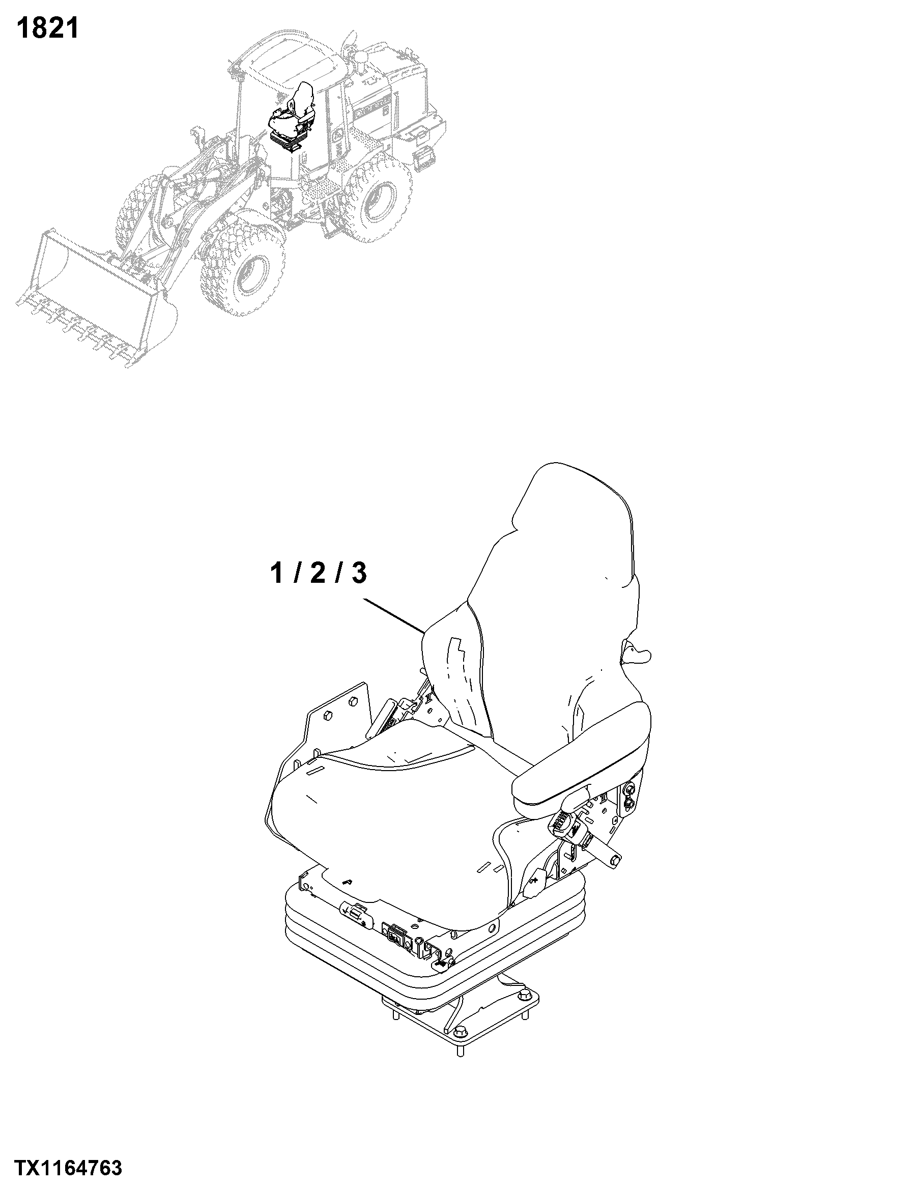 1821 Seat And Seat Belts