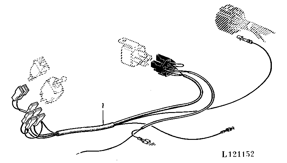DASH WIRING HARNESS WITH FRONT PTO AND SG2 CAB