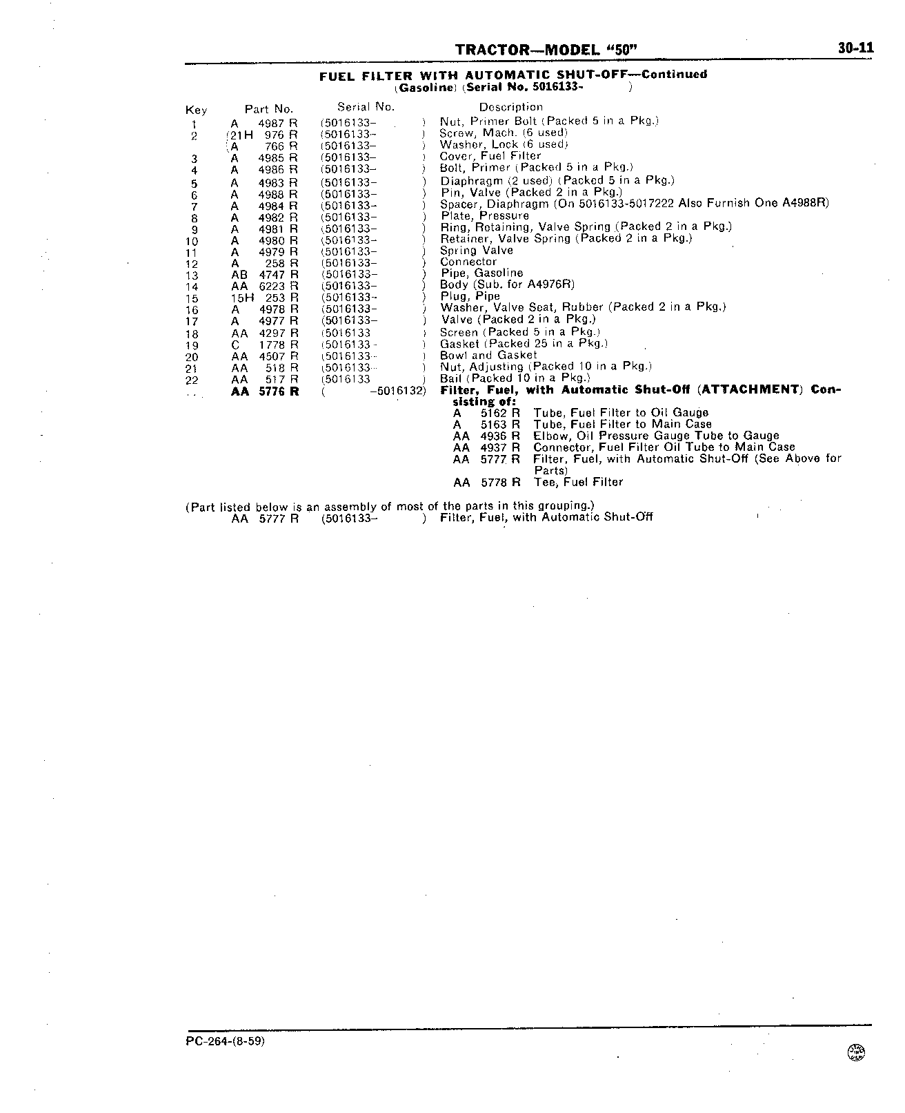 Section 30 - Fuel System (Continued)
