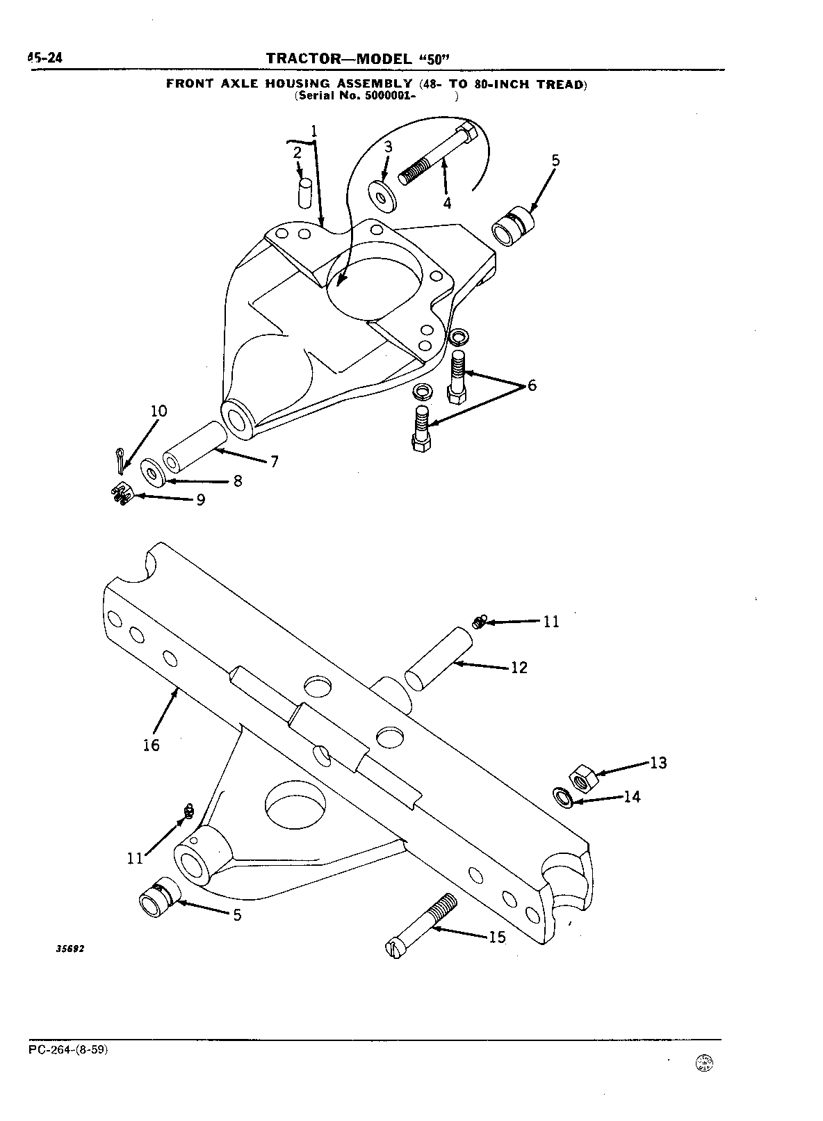 Section 45 - Steering Mechanism, Front End Equipment, and Rear Wheels (Continued)