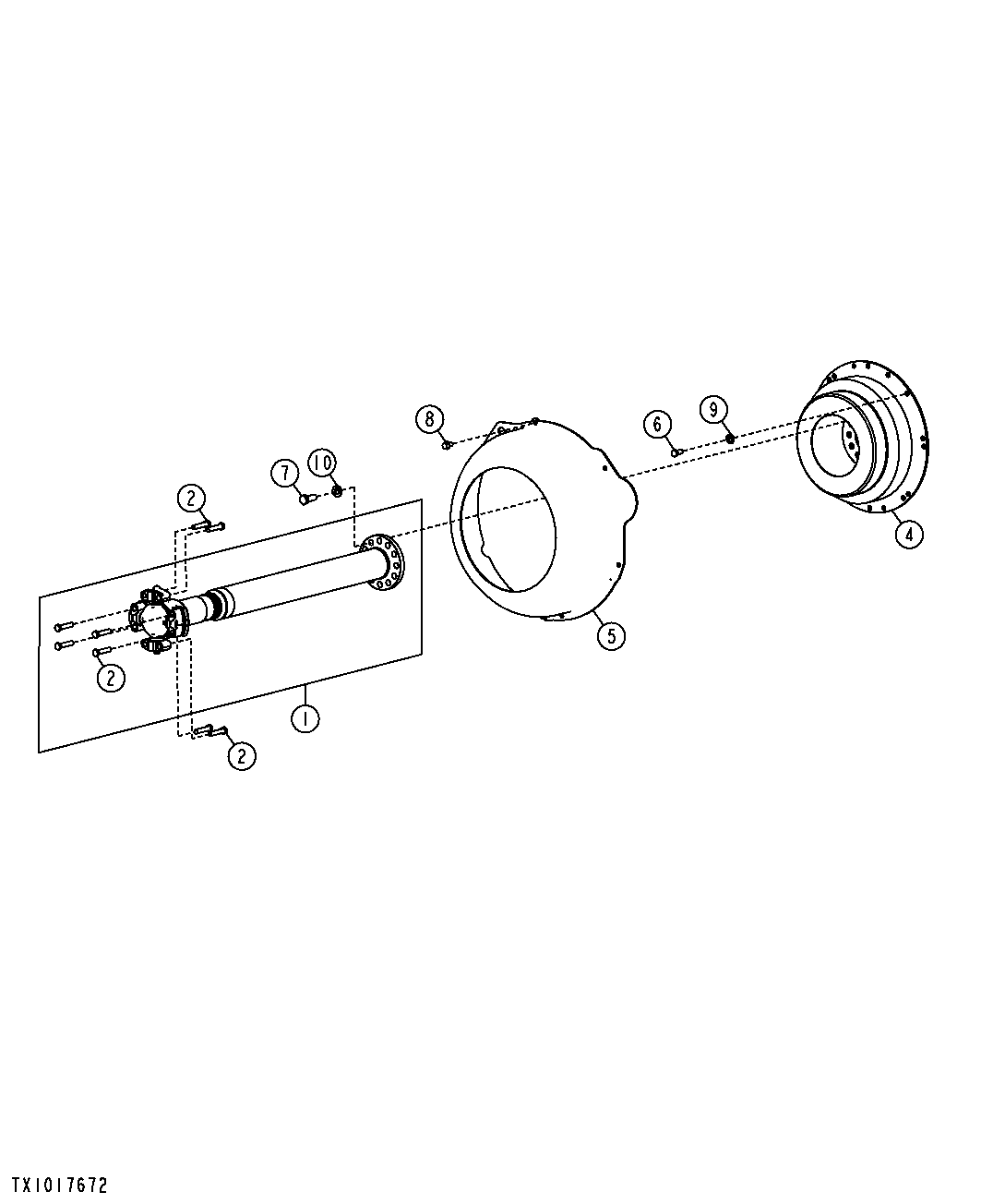 Engine To Transmission Drive Shaft (Direct Drive)