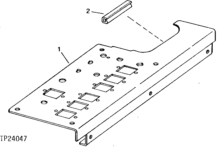 AIR CONDITIONING SIDE CONTROL PANEL (520374 - 525411)