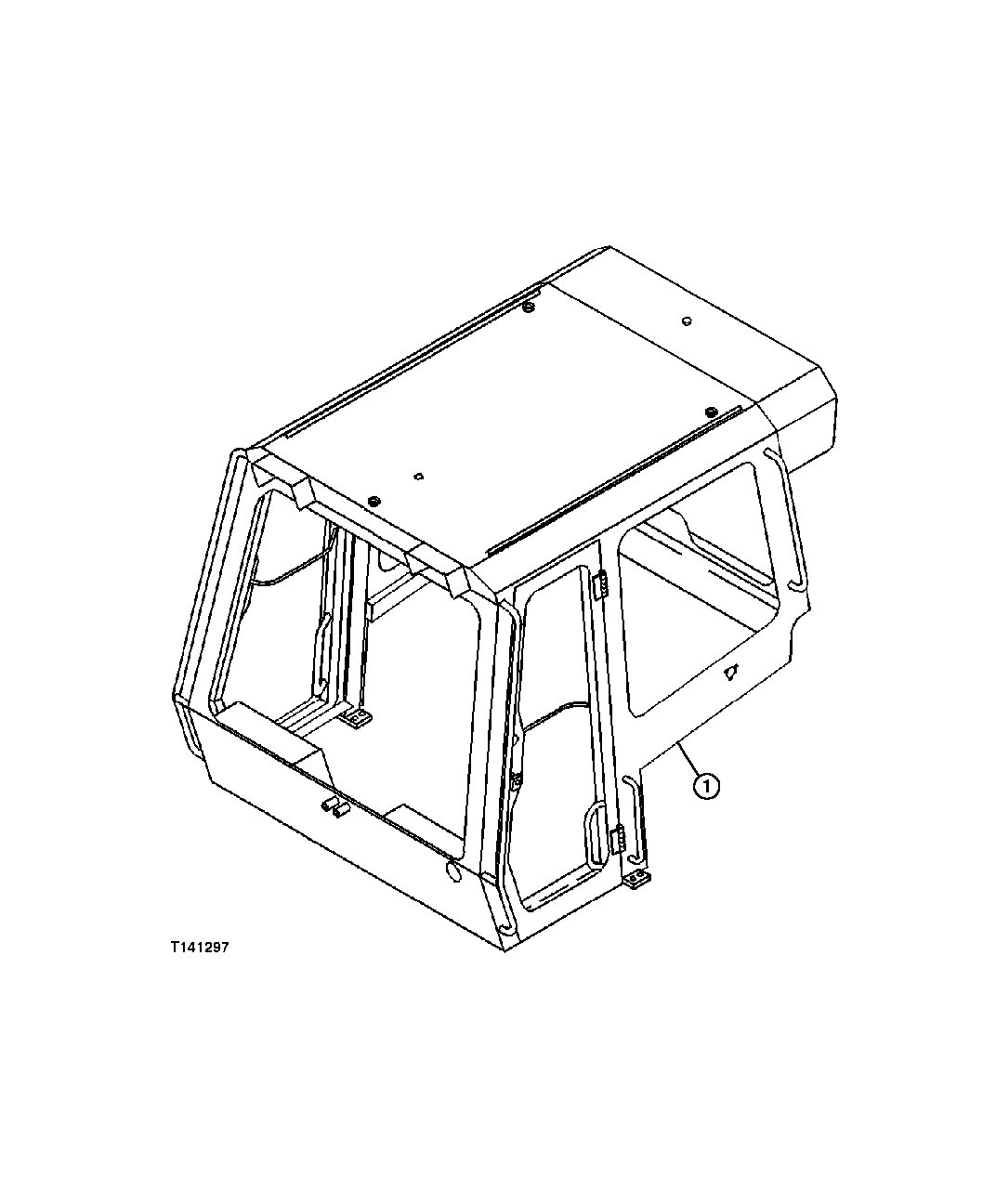 CAB AND/OR ROLLOVER PROTECTIVE STRUCTURE (ROPS-CANOPY)