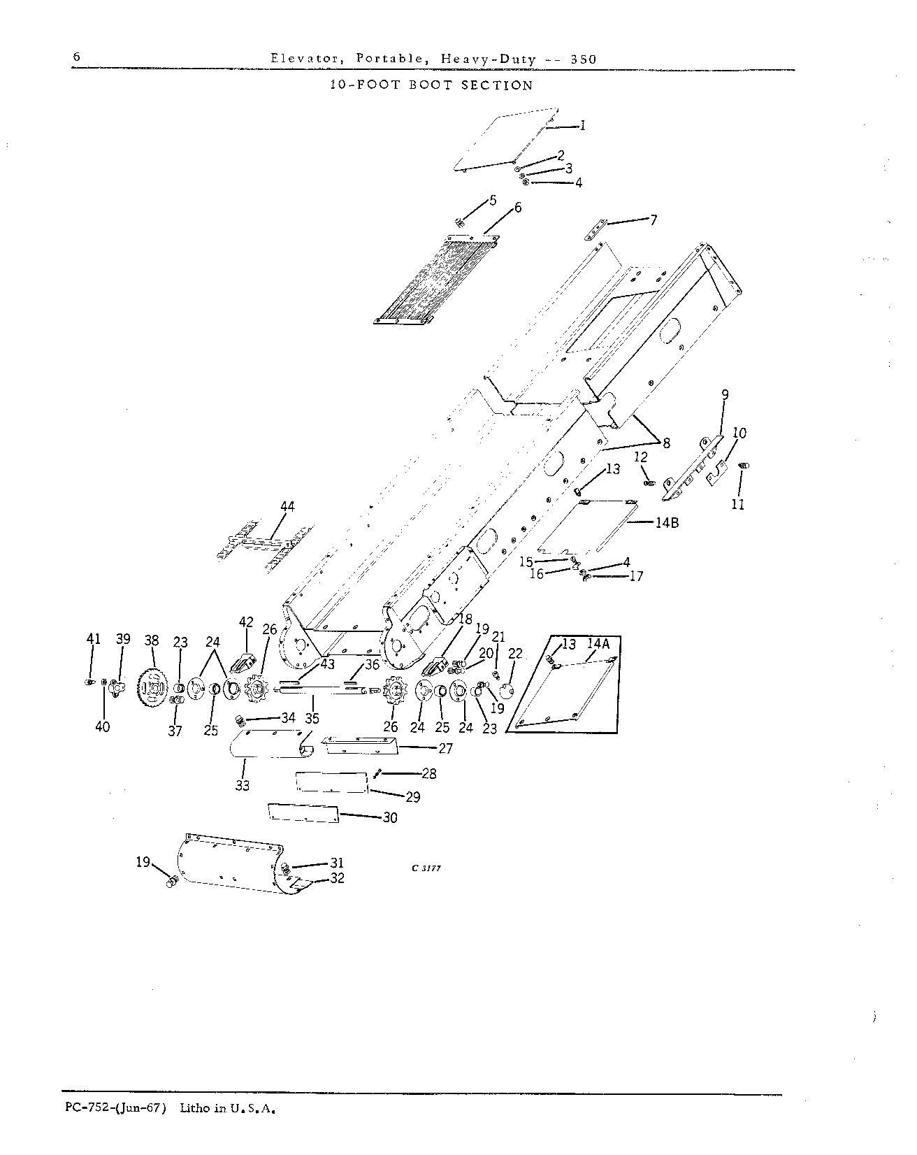 CHAIN AND FLIGHTS: Boot and Head Sections