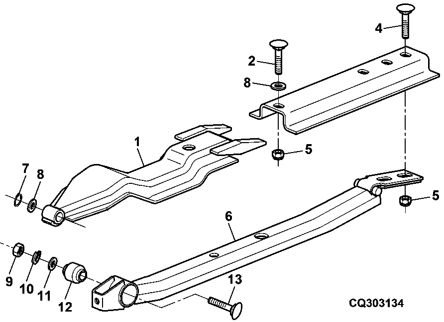 STEP ARM, PUSH LINK AND REINFORCEMENT (FLEX)