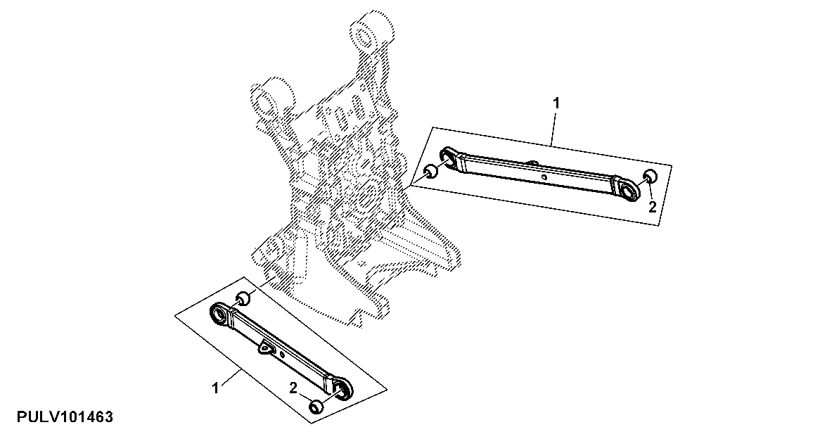 DRAFT LINK, HEAVY DUTY, FIXED