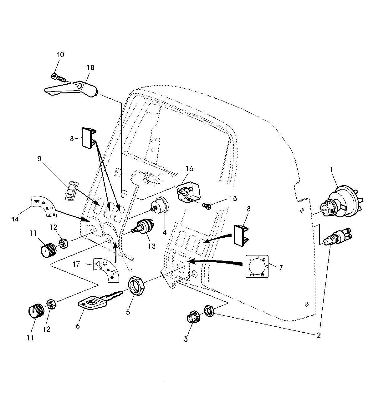 Electrical Instruments (Cab) (Mexico) ( - 009999)
