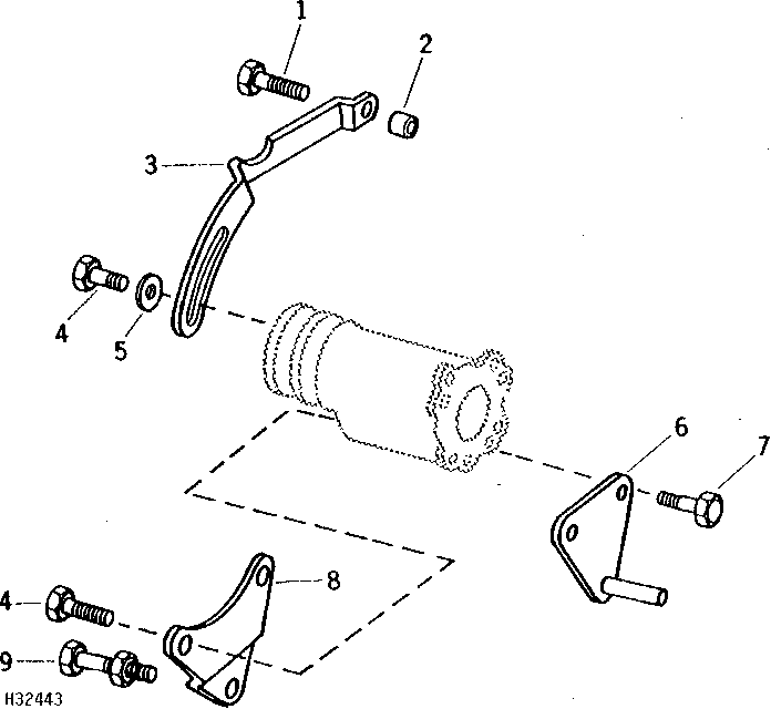 COMPRESSOR MOUNTING AND SUPPORTS ( - 600000)