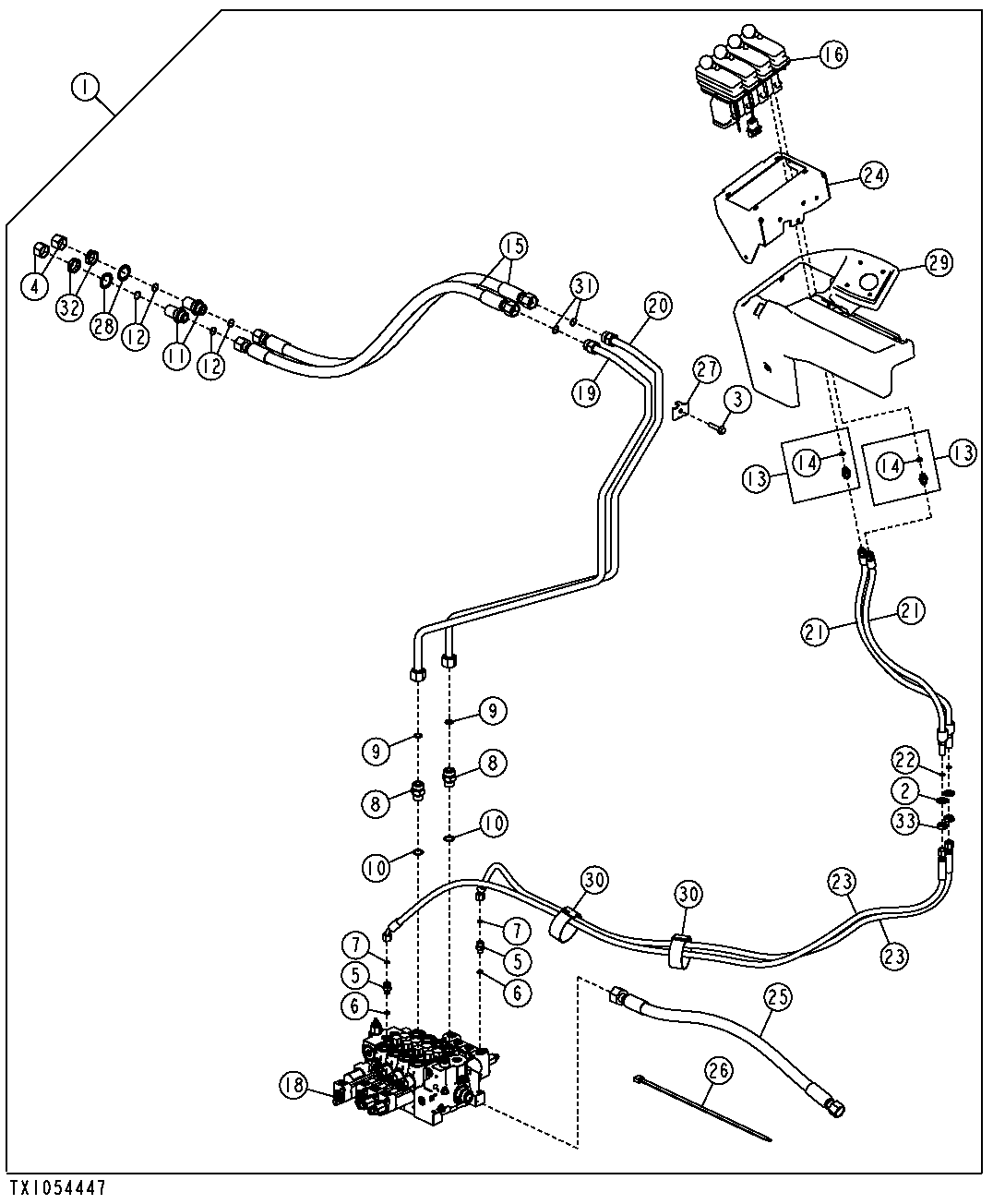 Three Lever To Four Lever Pilot Controller Conversion Kit (Z-Bar)
