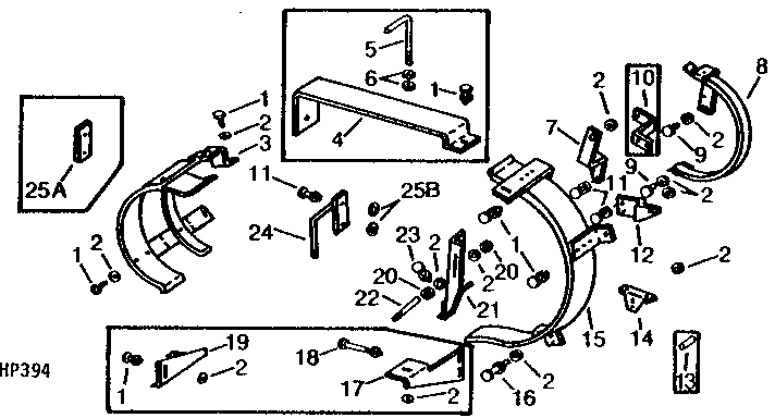 SEPARATOR AND UNLOADING AUGER DRIVE BELT GUIDES