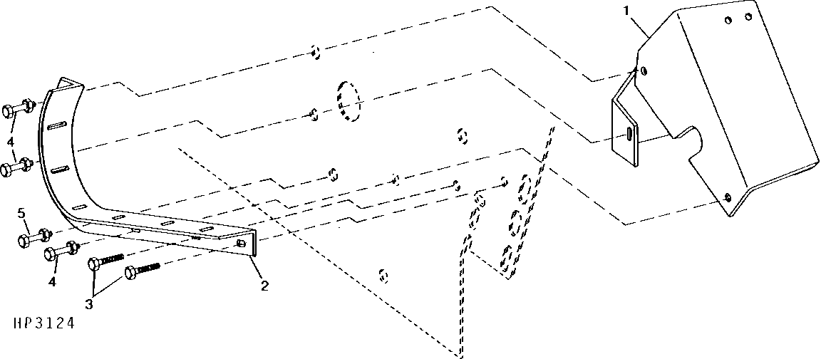 LOWER TROUGH SUPPORT AND TAILINGS DRIVE BRACKET