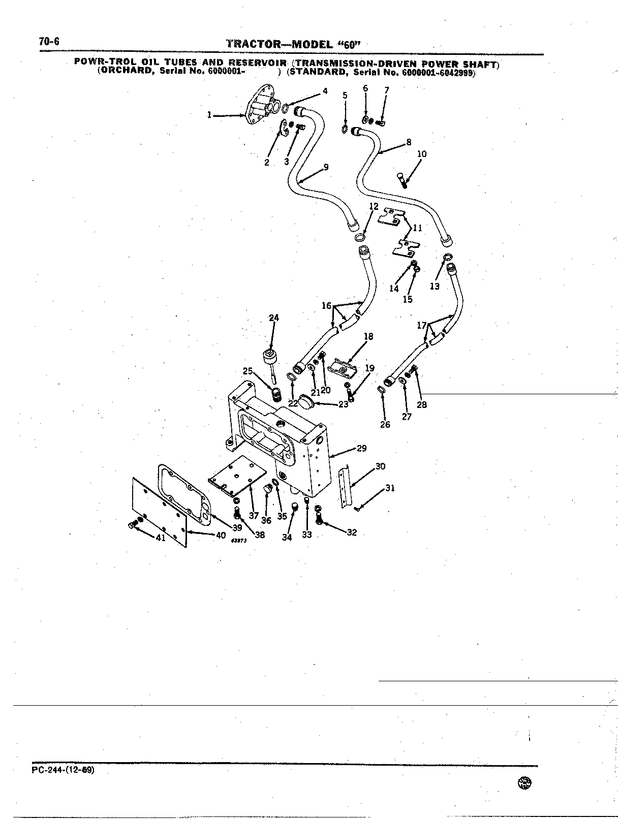 Section 70-Hydraulic Mechanism (Continued)