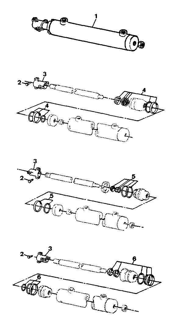 HYDRAULIC STEERLING CYLINDER