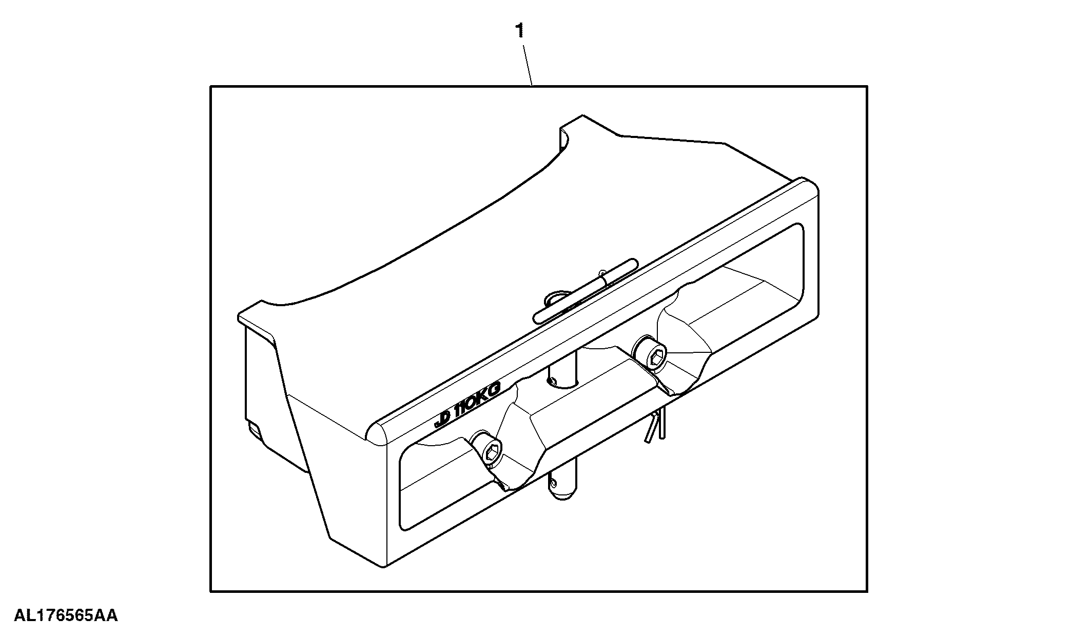 Attachment, Main Frame Basic Weight, W/ Pin, 110 kg
