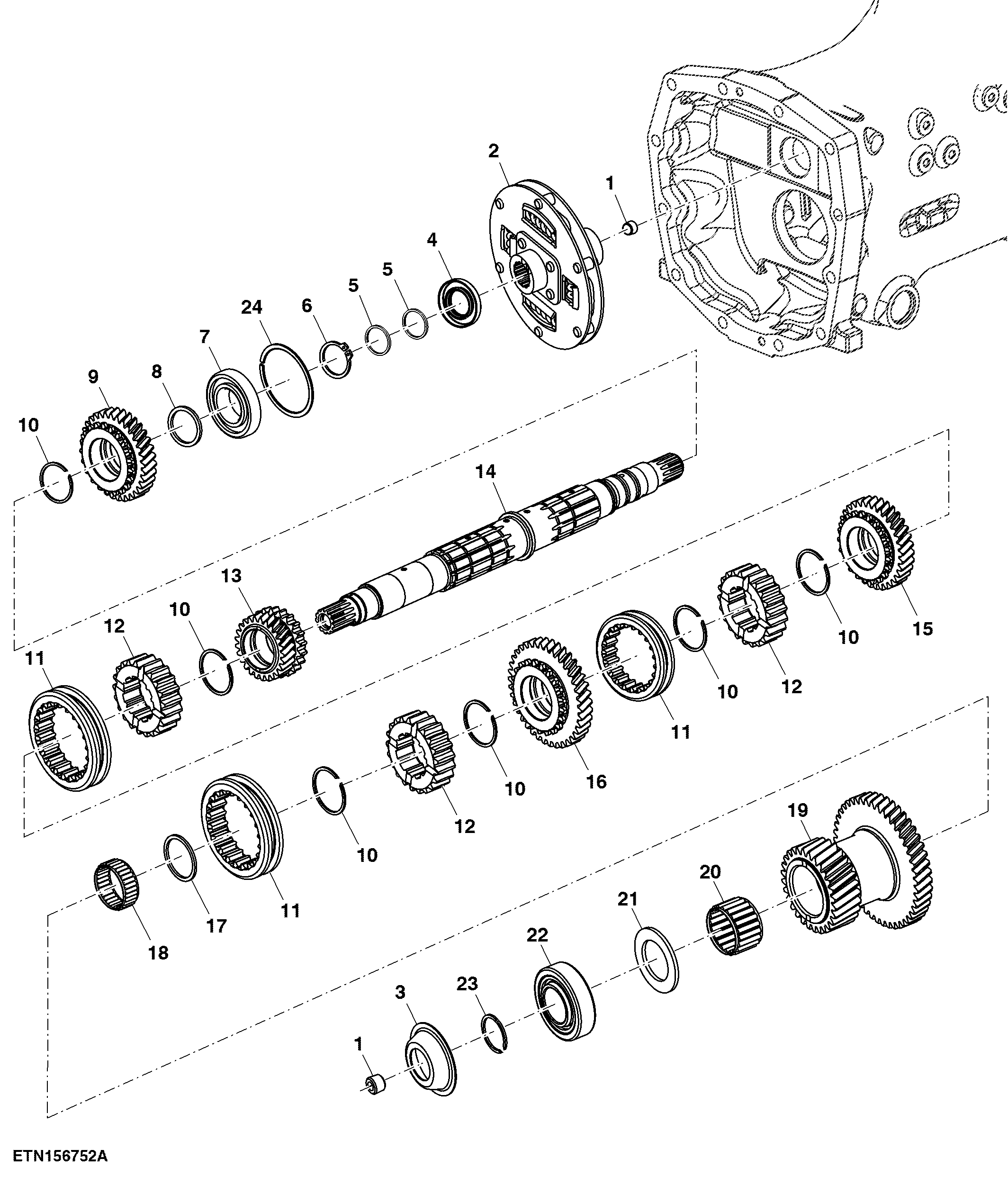 Top Drive Shaft W/ Auxiliary Damper, For Puddling