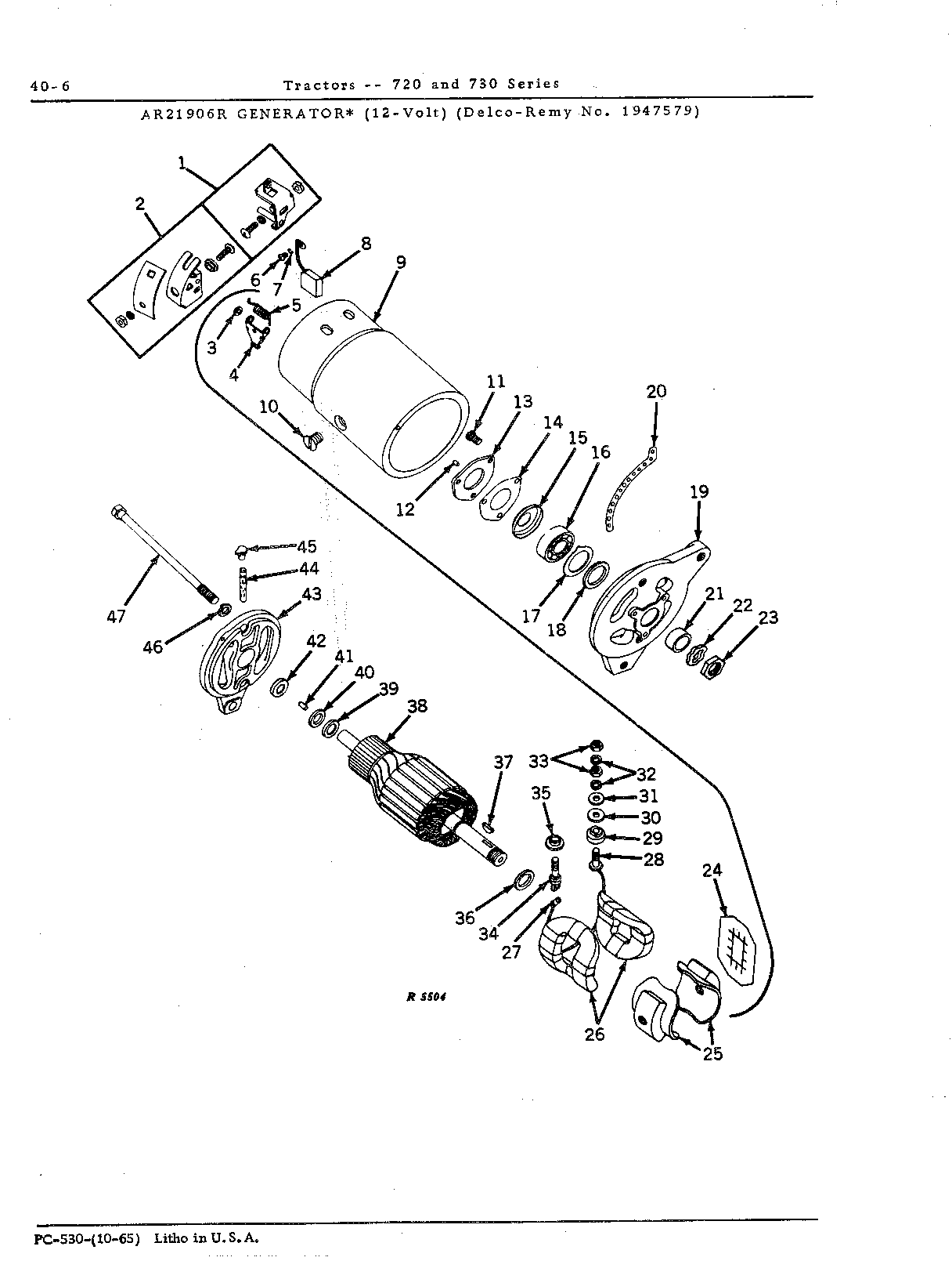 Generator parts (Continued)