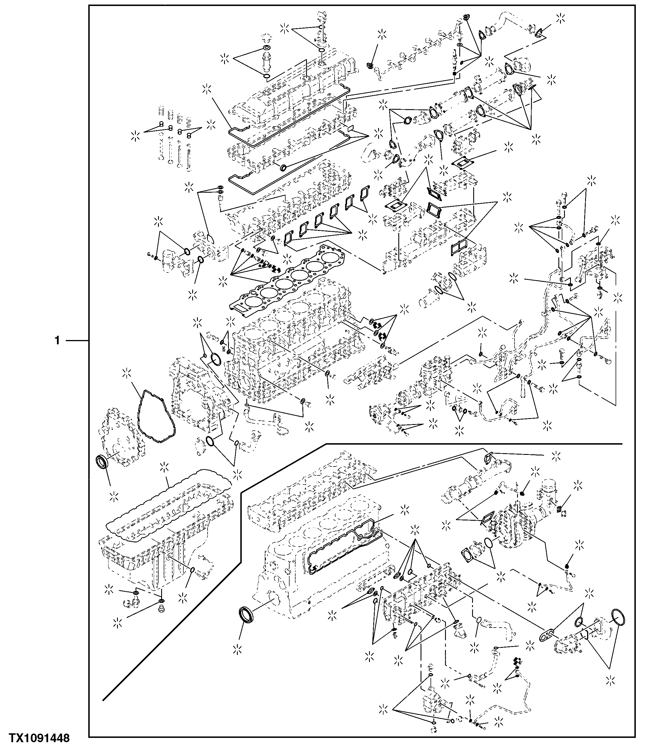 Engine Overhaul Gasket Kit