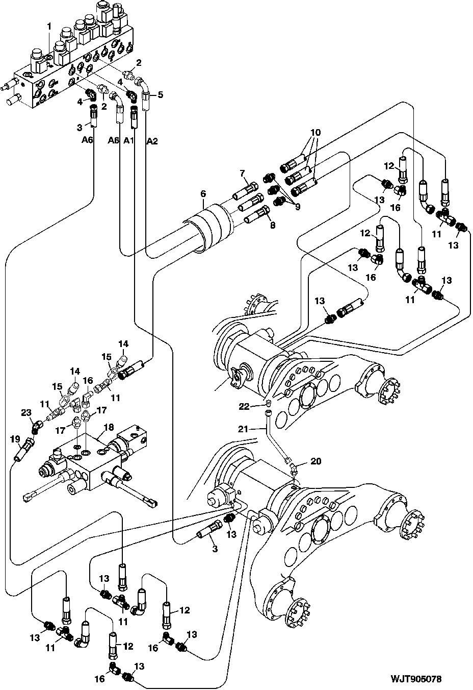 Brake Axle Hydraulics (6 Wheel and 8 Wheel)