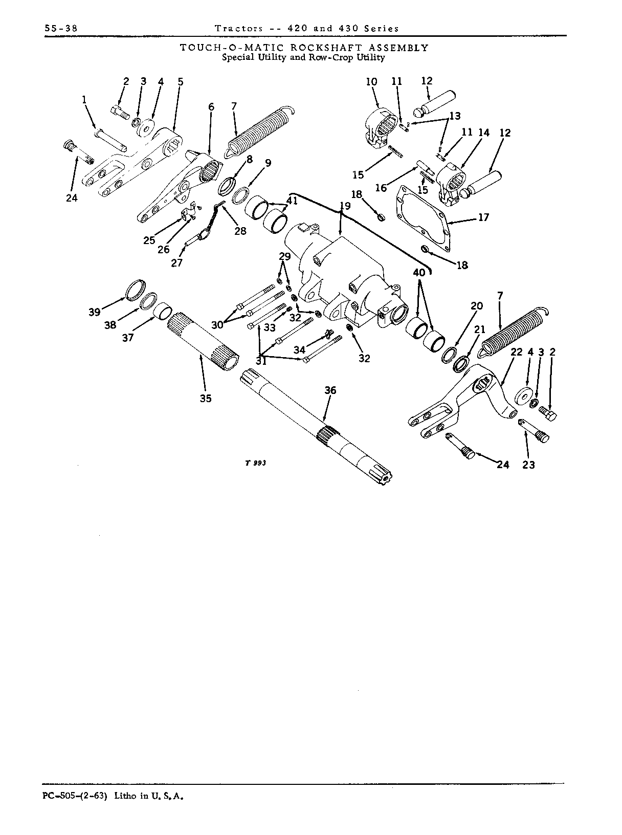 Rockshaft, Touch-o-matic (I and W)