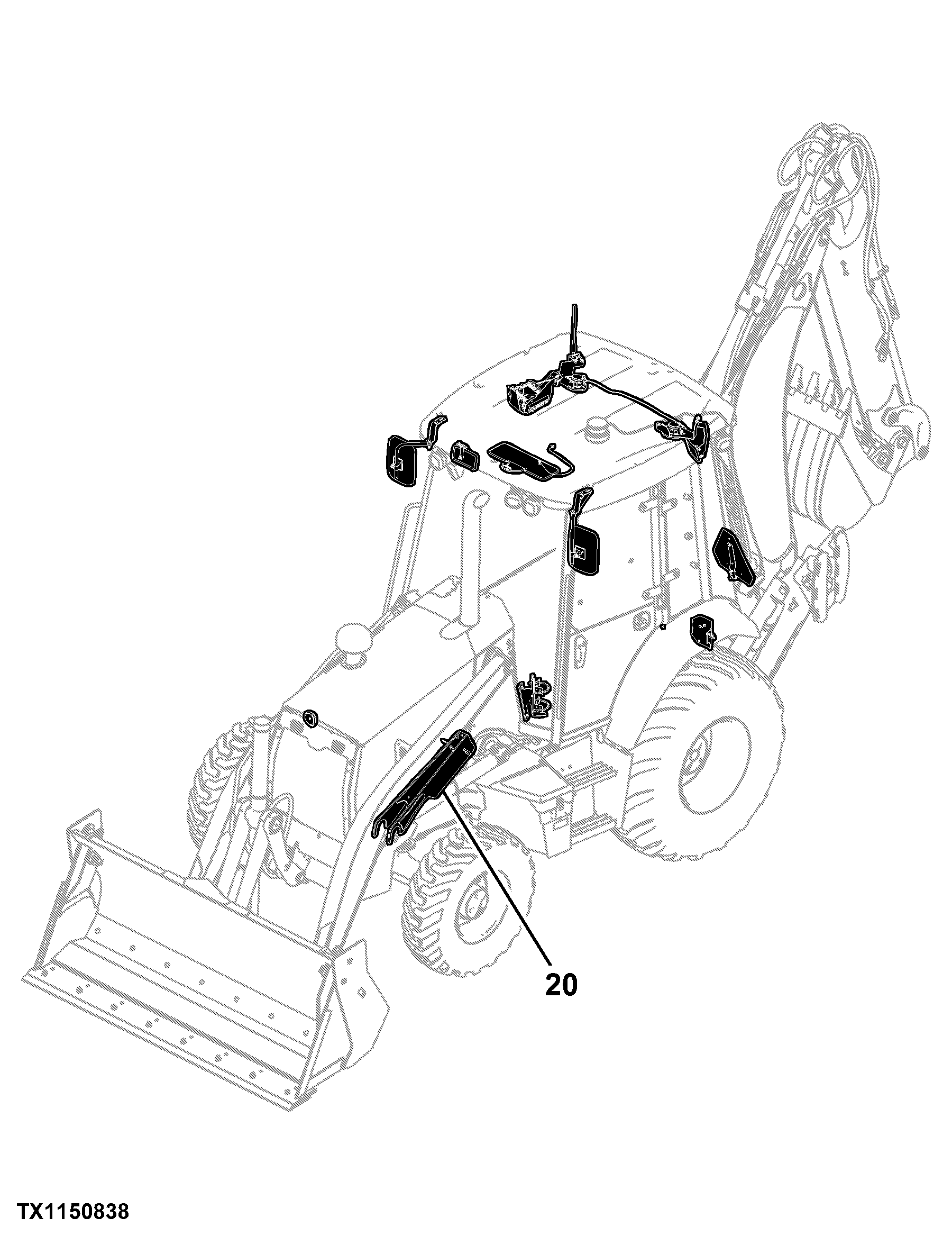 410K Backhoe Loader (Engine 4045HT063, 4045HT073)(PIN: 1T0410KX_ _E219607 - E277405)