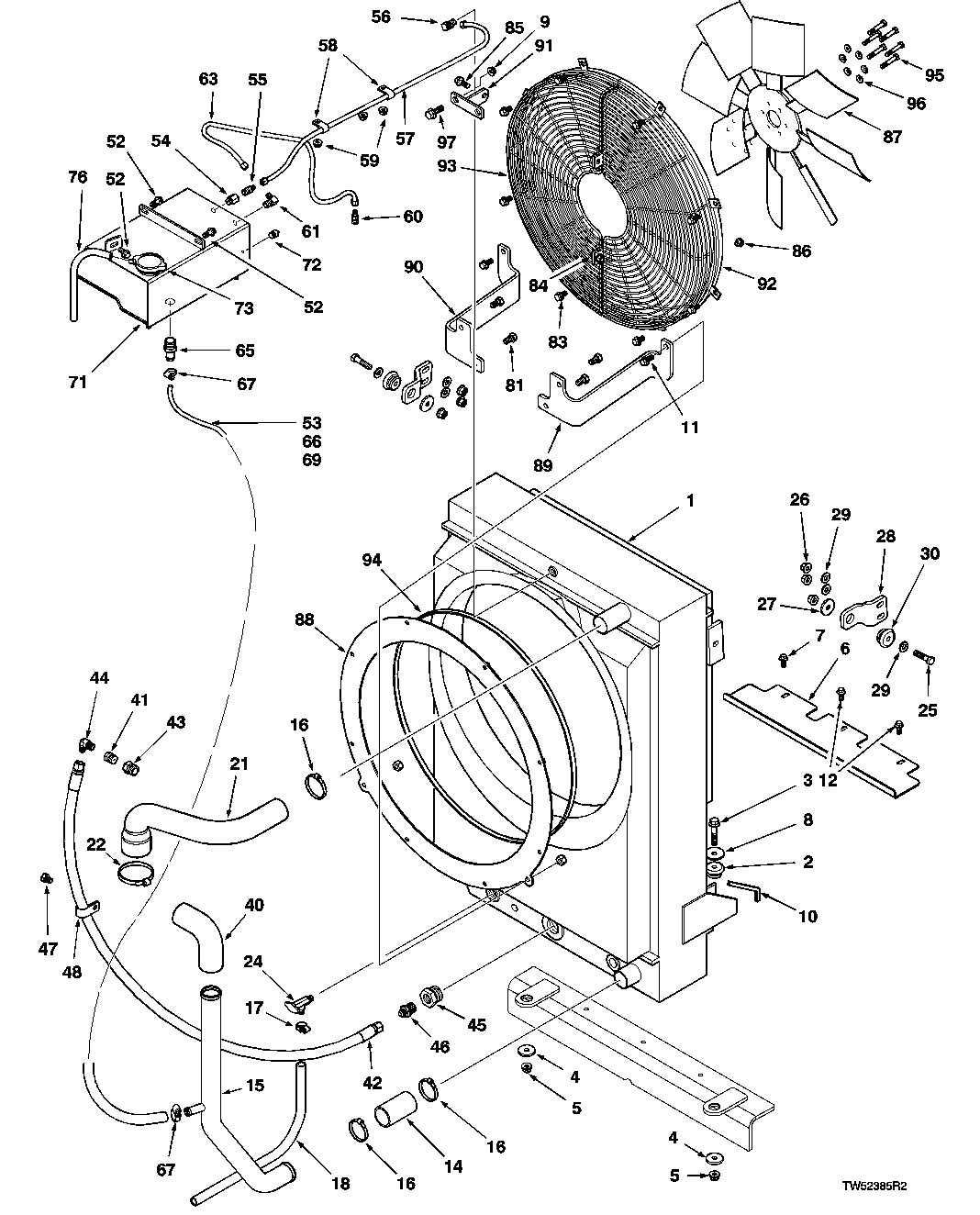 COOLING SYSTEM (CONTINUED) (660D, -001284) (848G, -001065)