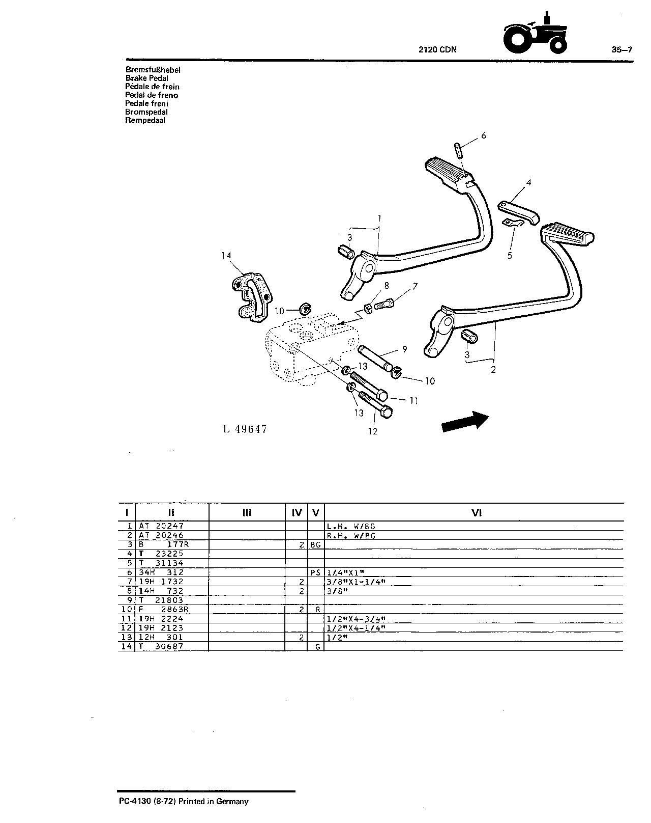 Brake Pedal