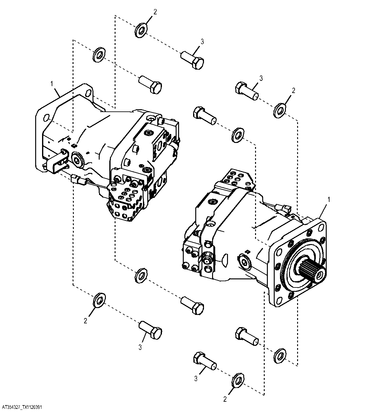 Hydrostatic Track Drive Motors