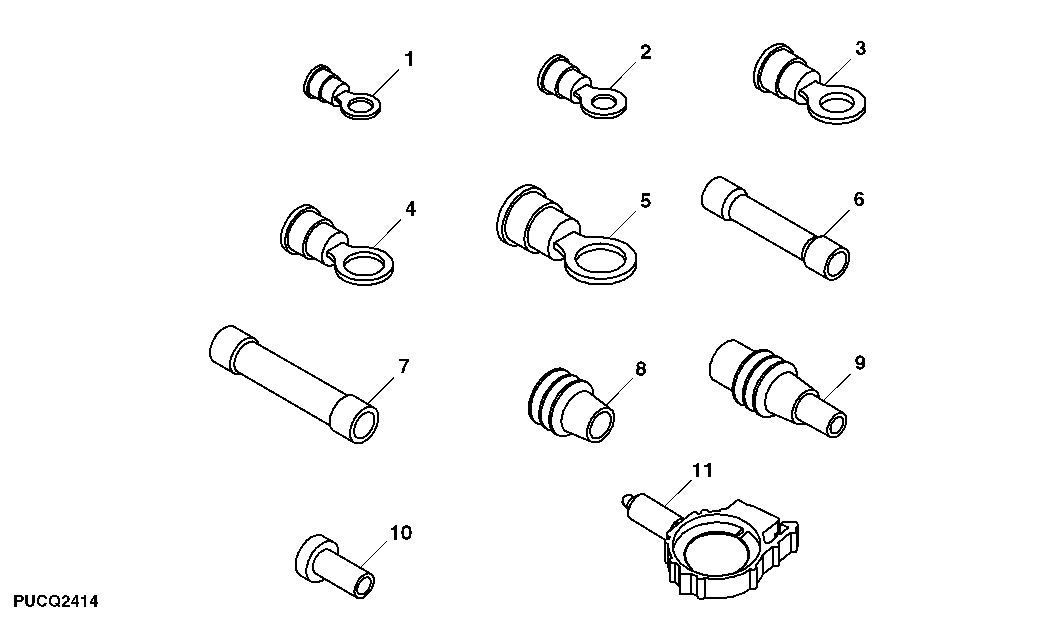 ELECTRICAL CONNECTOR SERVICE KIT RING TERMINALS AND SEALS (BOX 5)