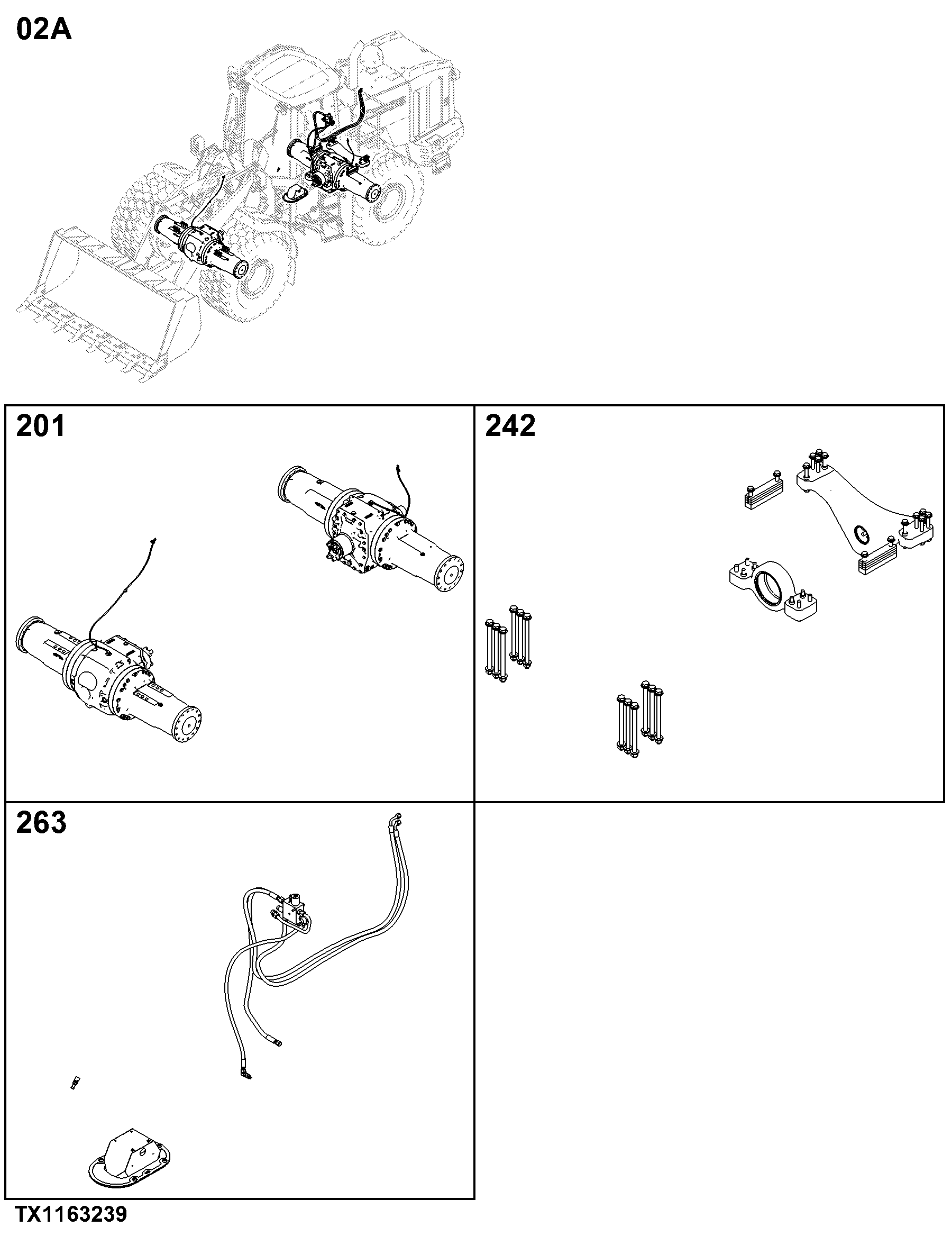 02A Axles, Differentials & Suspension Systems