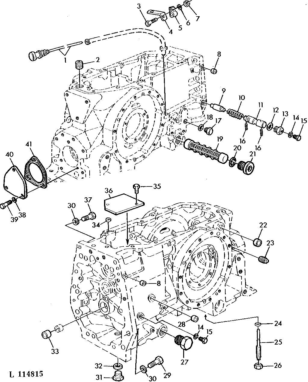 TRANSMISSION CASE (COLLAR-SHIFT TRANSMISSION)