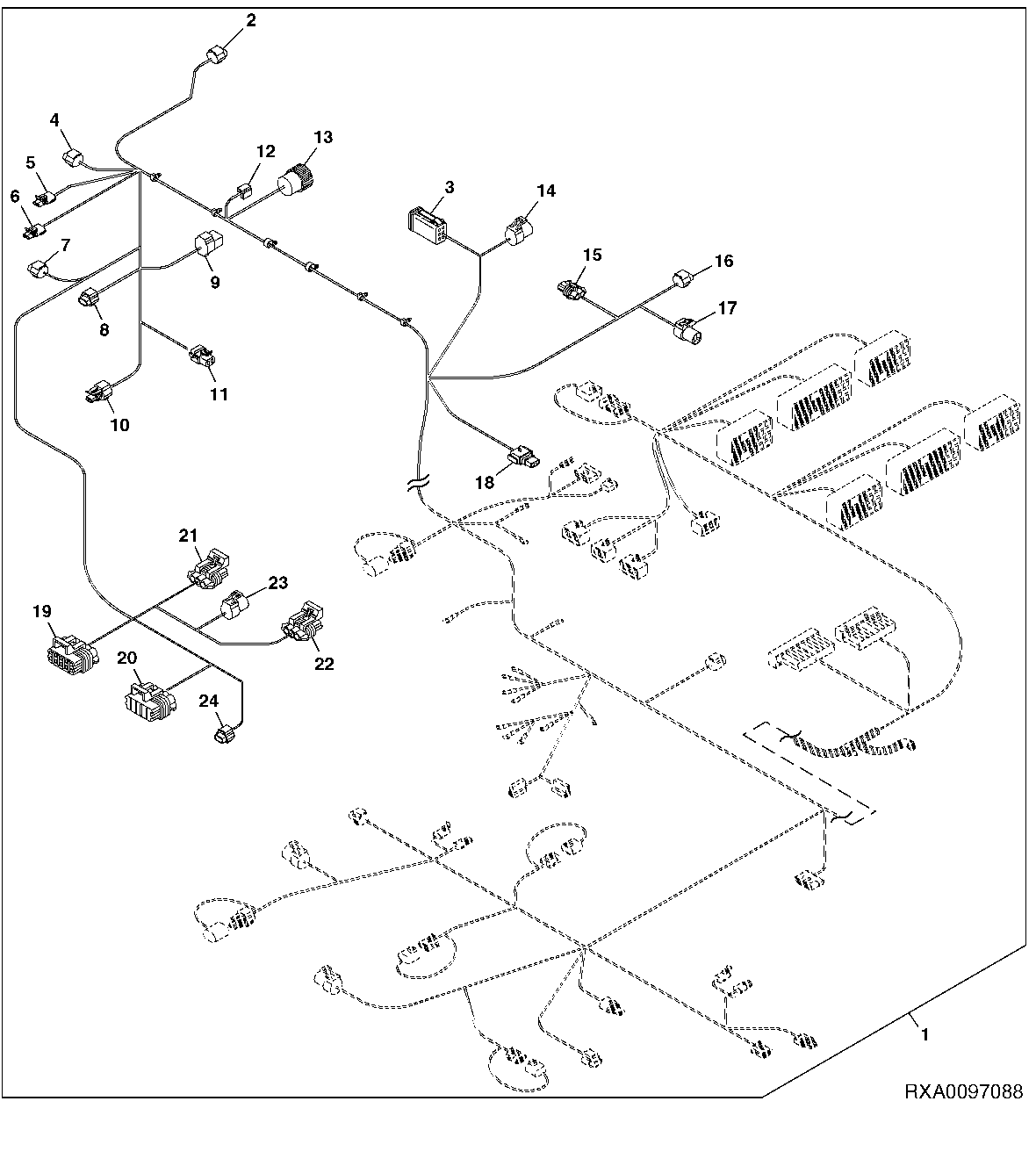 Chassis Wiring Harness Connectors (1/3) (ILS) (50K) (Non-Certified)