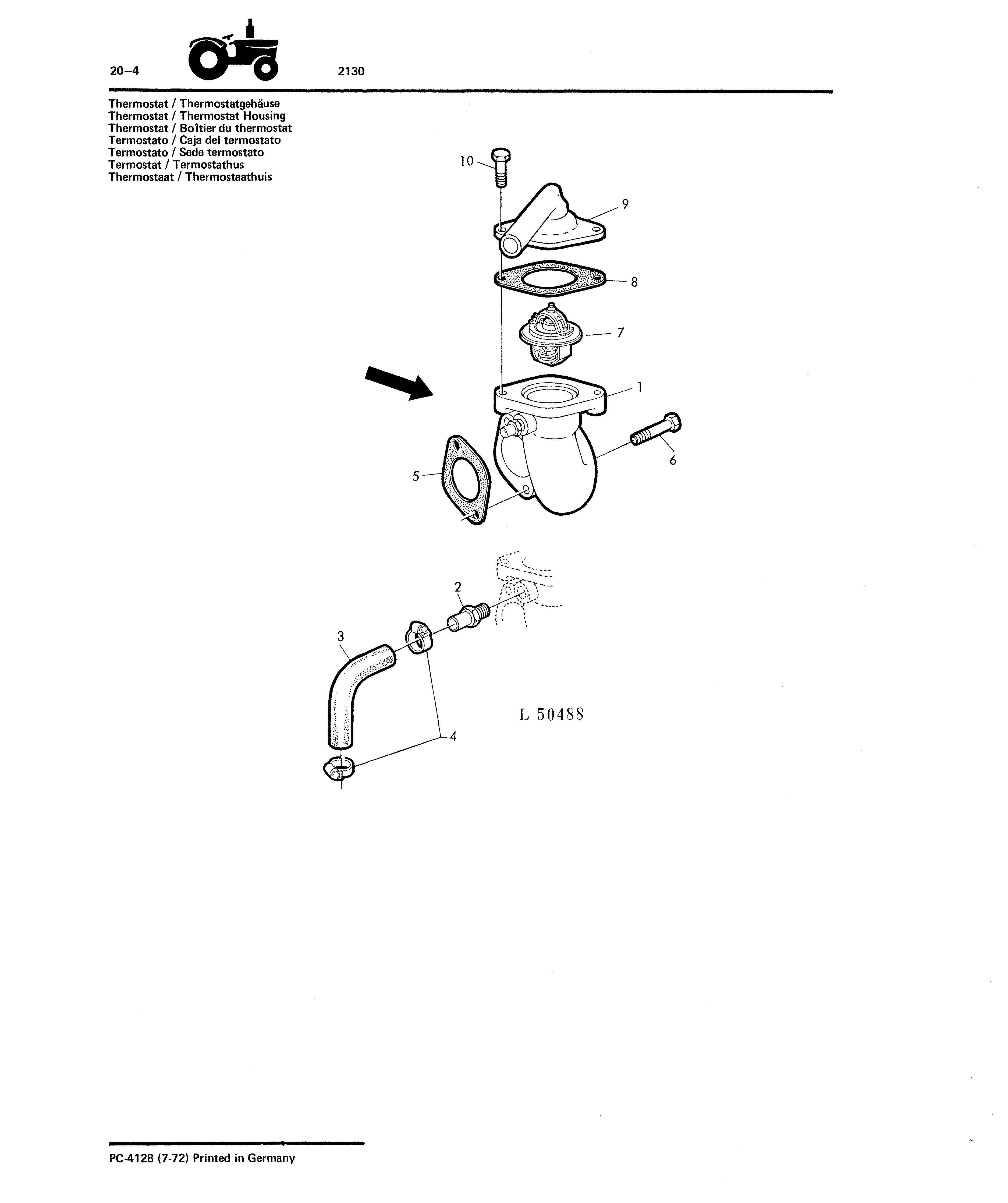 Thermostat / Thermostat Housing